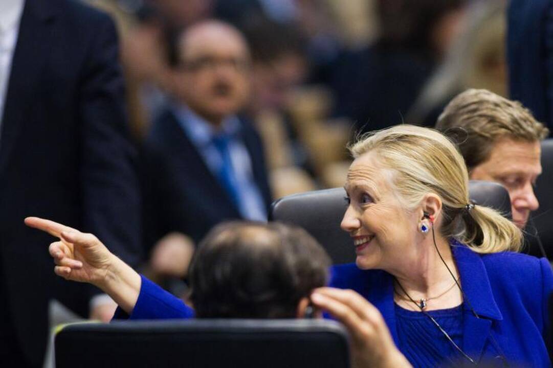 H.Clinton susirūpinusi padėtimi Baltarusijoje, Rusijoje (papildyta)