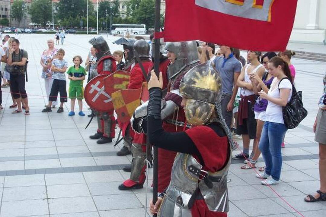 Prie Valdovų rūmų vyko riterių kautynės