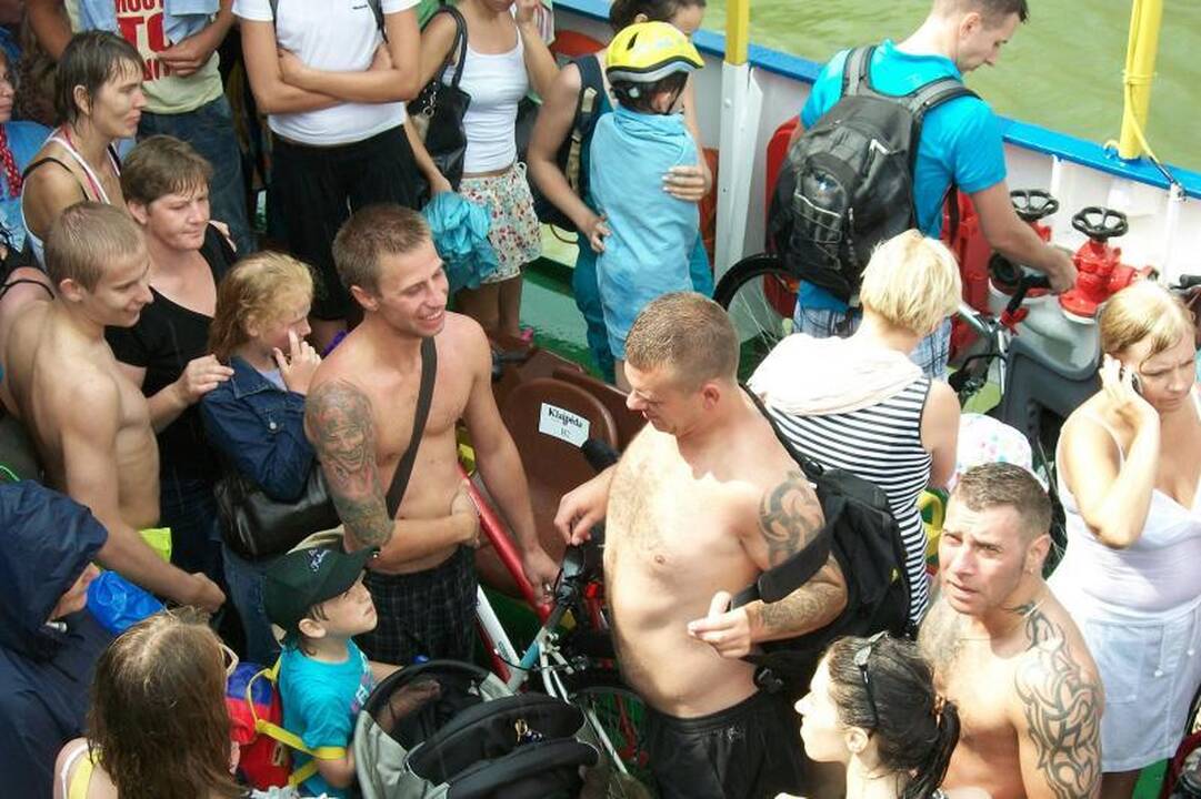 Liūtis ištuštino Smiltynės pliažą 