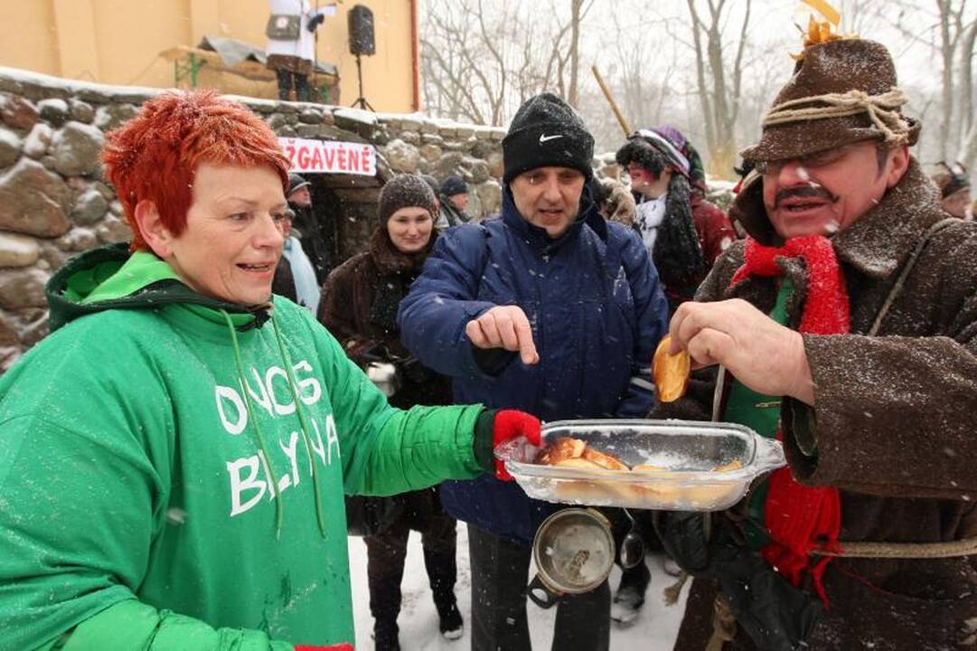 Pūga nenuslopino noro     išvyti žiemą   
