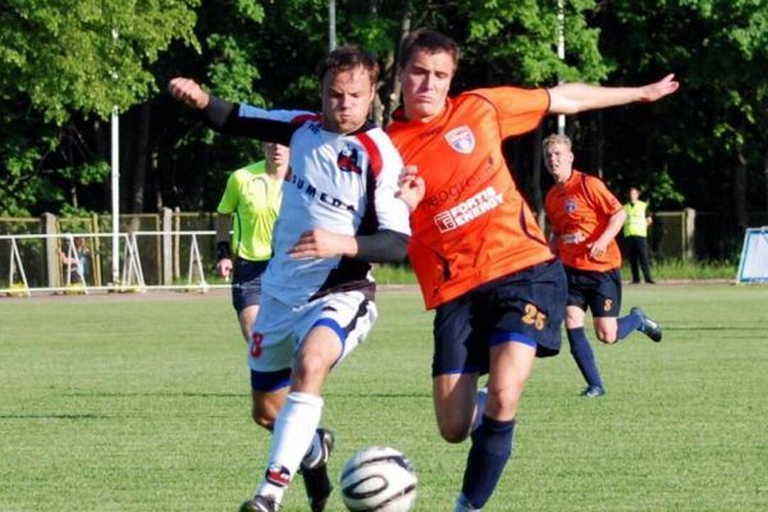 Be vieno žaidėjo "Sūduva" neįveikė Gargždų "Bangos"