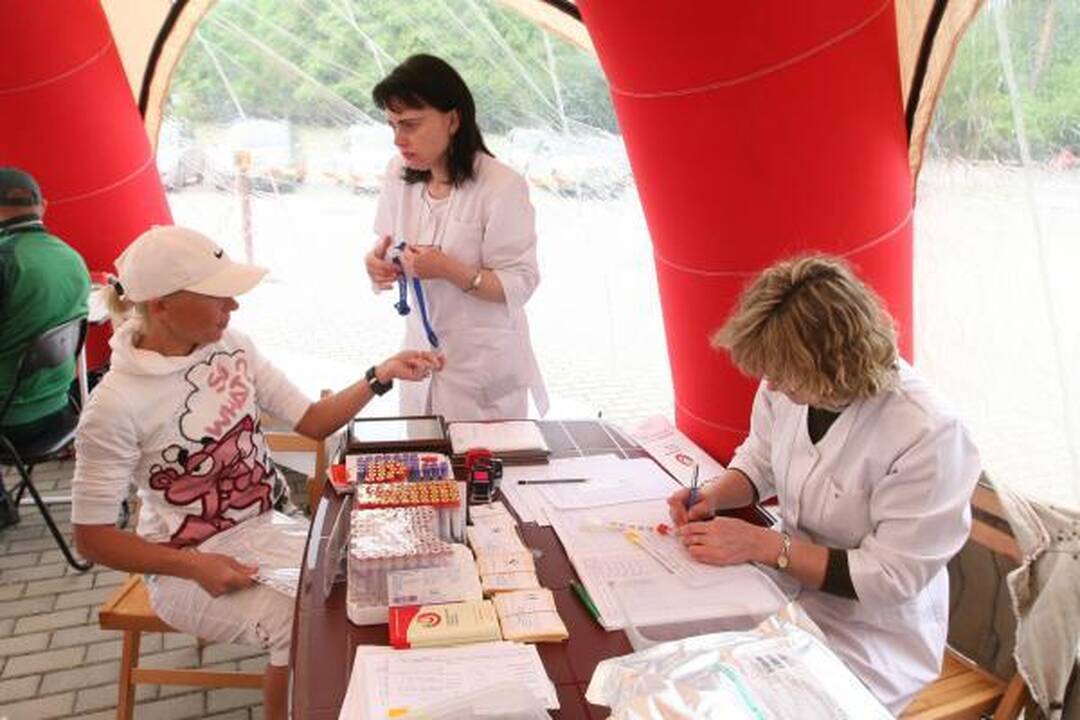 Donorai rikiavosi į eilę