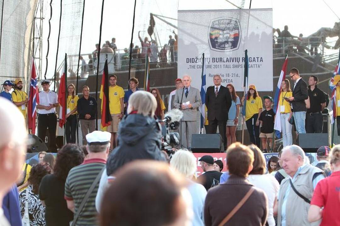 Burlaivių regatos šventei duotas startas (renginių programa)