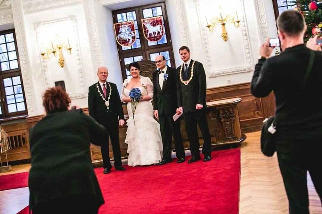 Paskutinieji šiais metais Kaune susituokė lietuvė ir italas