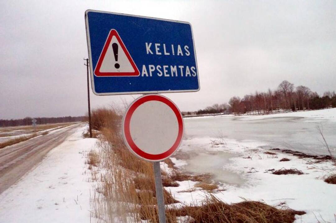 Tarp Šilutės ir Rusnės - artėjančio potvynio ženklai (papildyta) 