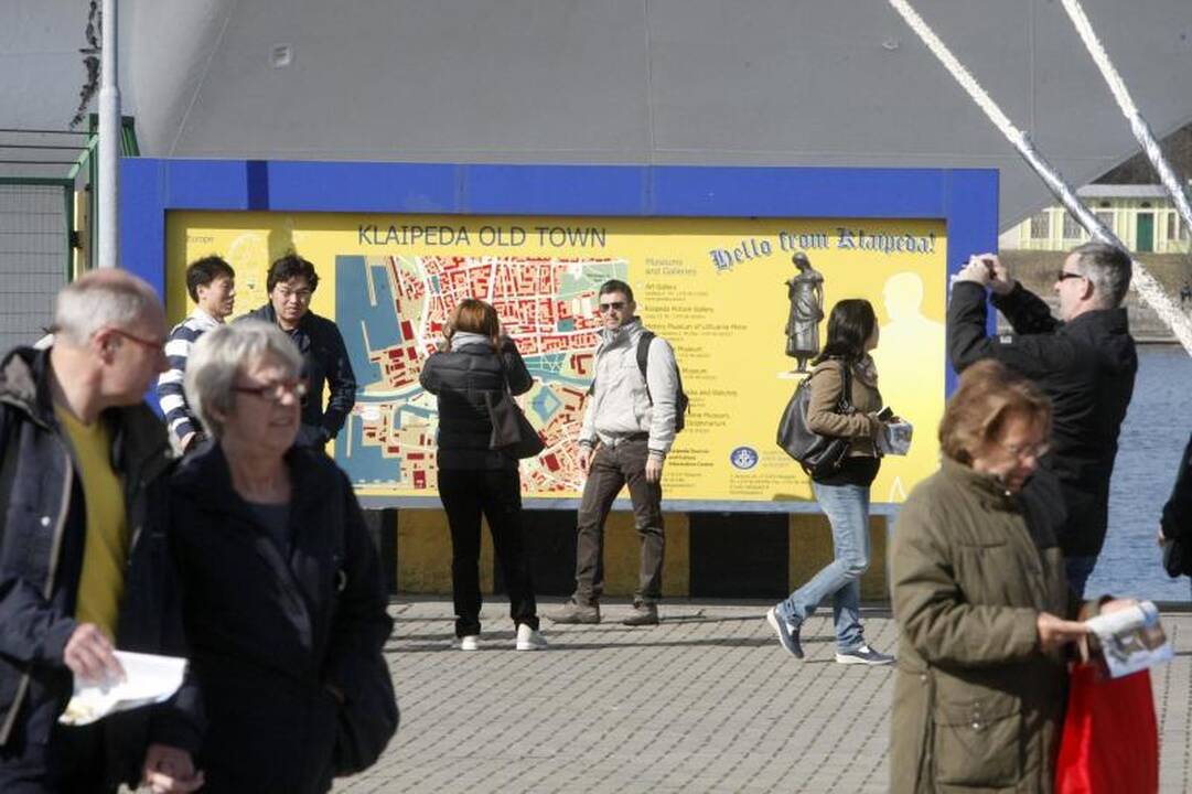 Turizmo sezoną Klaipėdoje paskelbė laineris „Costa Pacifica“