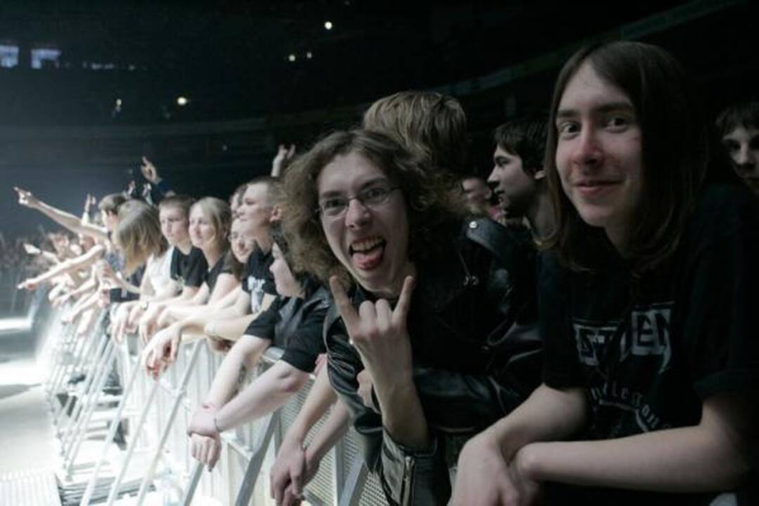 "Metallica" - sunkiojo roko dievai buvo garbinami Vilniuje
