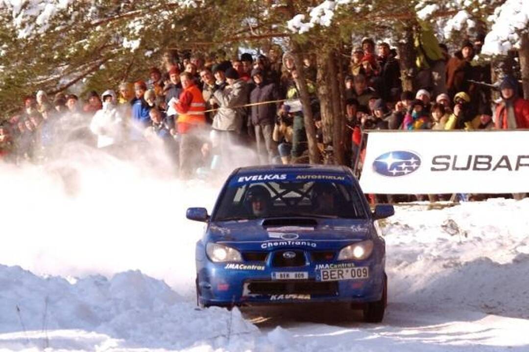 „Halls Winter Rally 2010“ dalyvių sąraše – net 70 ekipažų