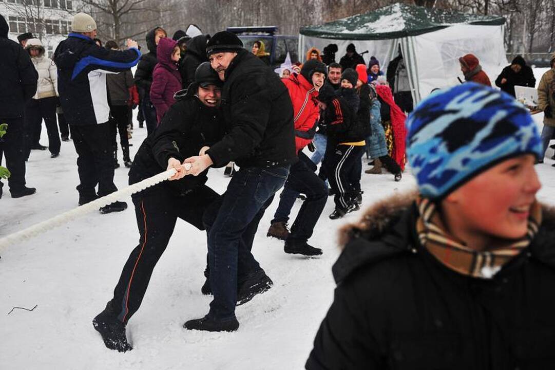 Užgavėnės   Palemone   –   su  policija 