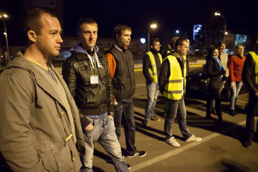 Kauno gatvių duobėse   pražydo pienės   