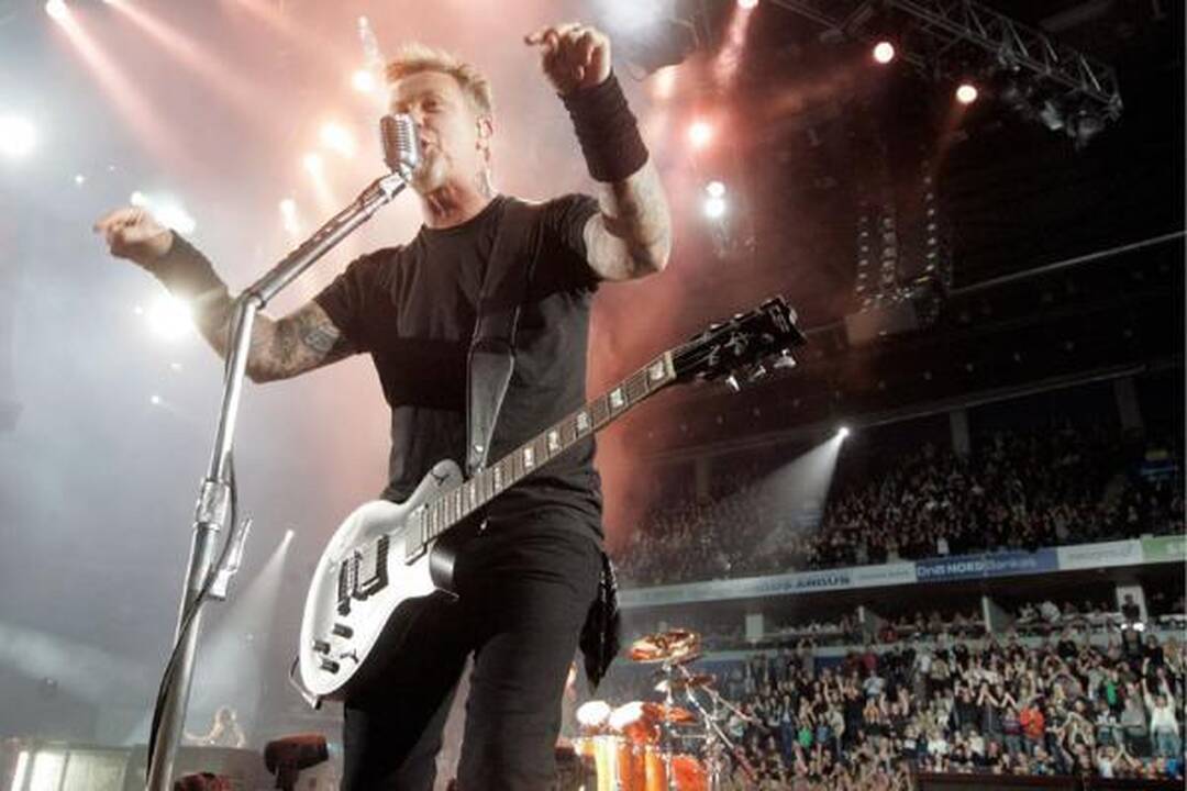 "Metallica" - sunkiojo roko dievai buvo garbinami Vilniuje