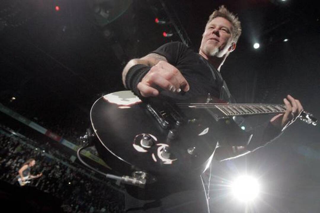 "Metallica" - sunkiojo roko dievai buvo garbinami Vilniuje