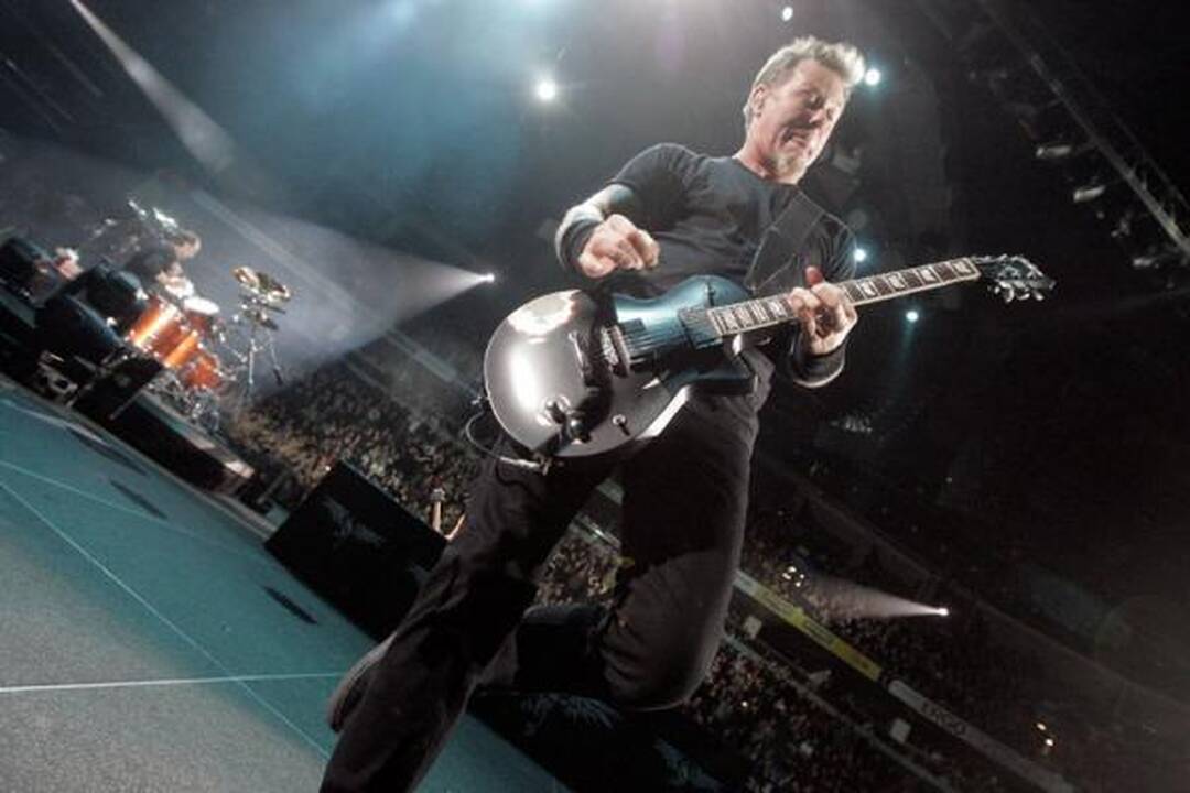 "Metallica" - sunkiojo roko dievai buvo garbinami Vilniuje