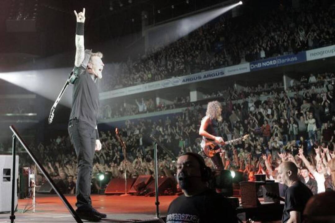 "Metallica" - sunkiojo roko dievai buvo garbinami Vilniuje