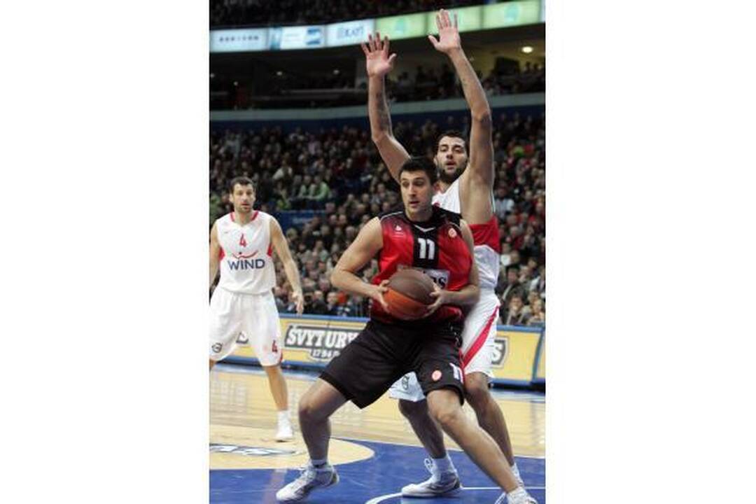 "Lietuvos rytas" - "Olympiakos": išsprūdusi pergalė 83:89 (papildyta)