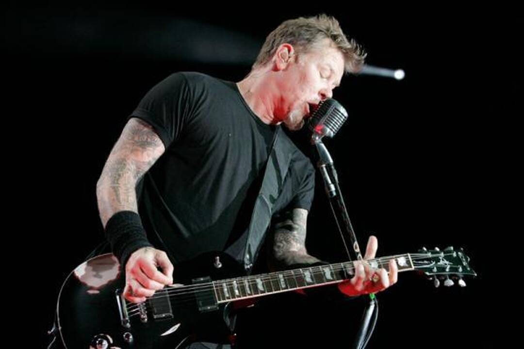 "Metallica" - sunkiojo roko dievai buvo garbinami Vilniuje