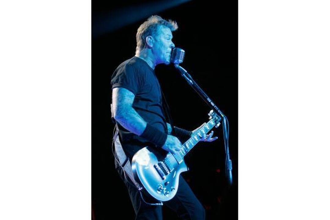 "Metallica" - sunkiojo roko dievai buvo garbinami Vilniuje