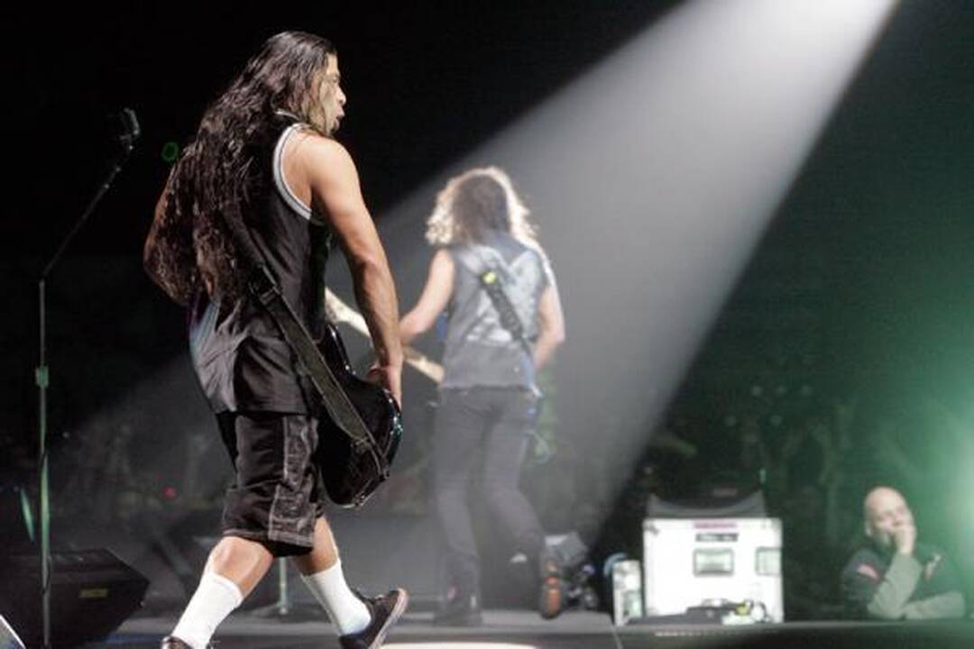 "Metallica" - sunkiojo roko dievai buvo garbinami Vilniuje