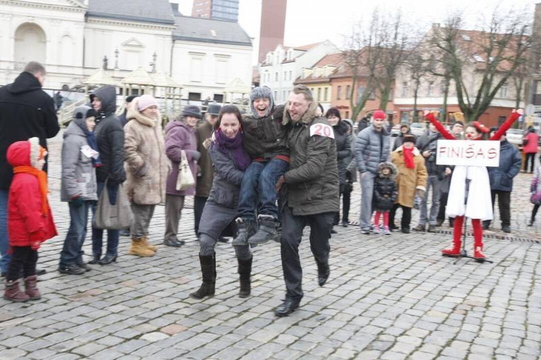 Klaipėdiečiai su Kalėdų seneliu atsisveikino iki kitų metų 