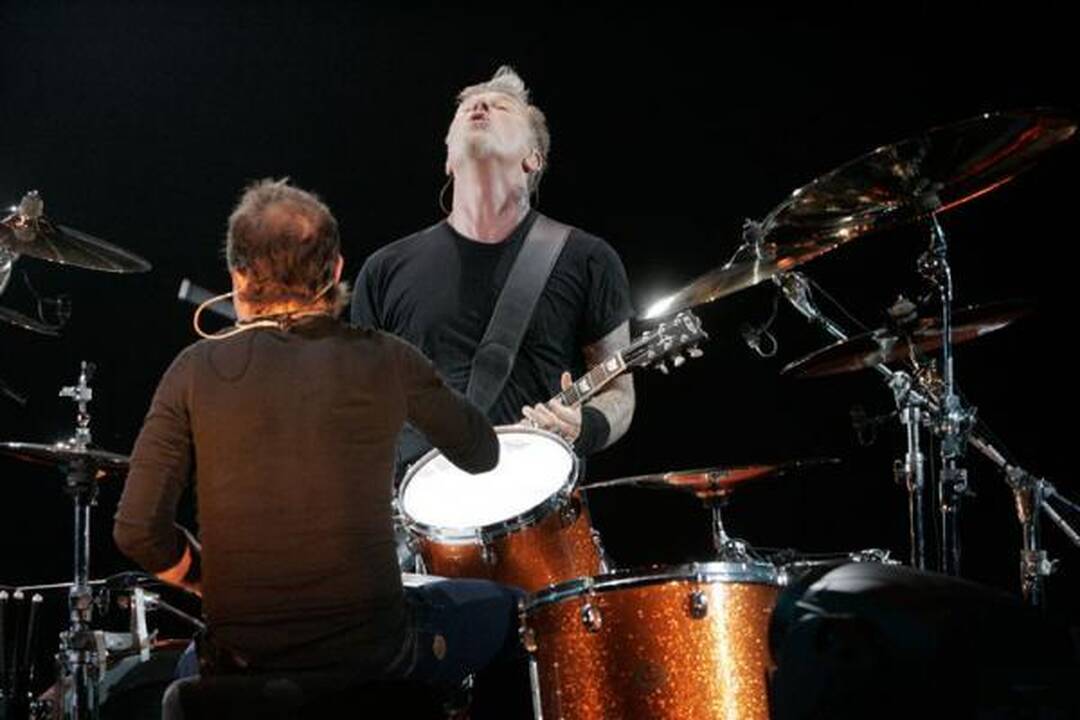 "Metallica" - sunkiojo roko dievai buvo garbinami Vilniuje