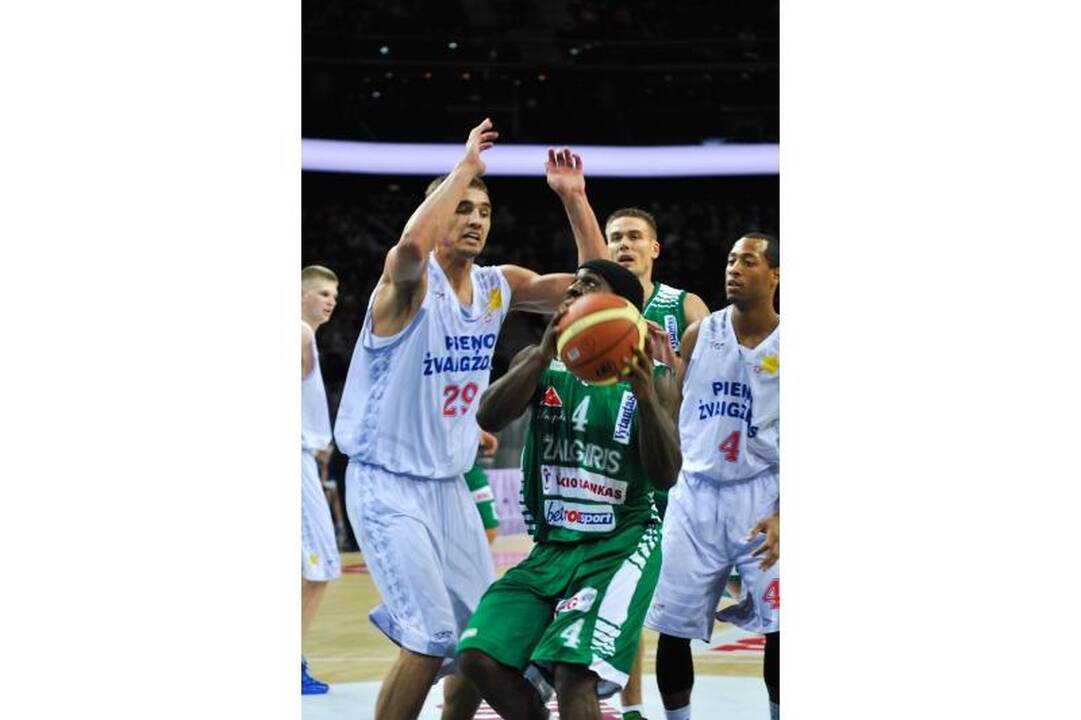 Kauno „Žalgiris“ nepaliko vilčių Pasvalio „Pieno žvaigždėms“ - 91:74