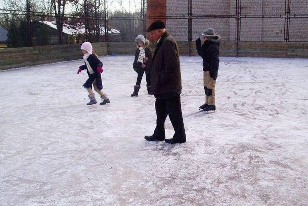 Aleksote vėl planuojama atidaryti čiuožyklą po atviru dangumi