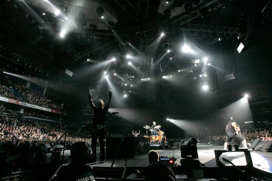 "Metallica" - sunkiojo roko dievai buvo garbinami Vilniuje