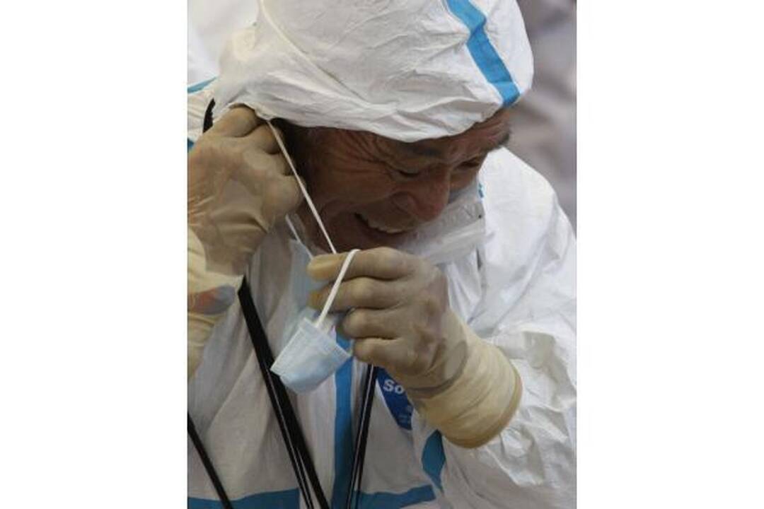 Japonijoje evakuotiesiems dėl avarijos AE leista aplankyti namus