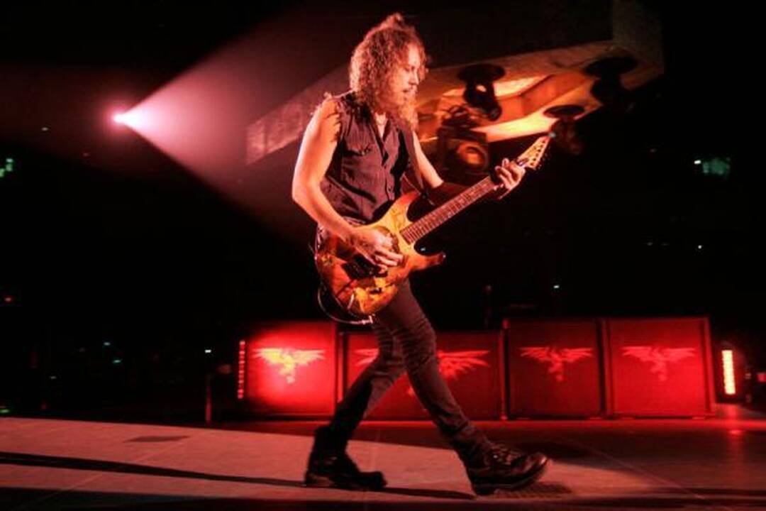 "Metallica" - sunkiojo roko dievai buvo garbinami Vilniuje