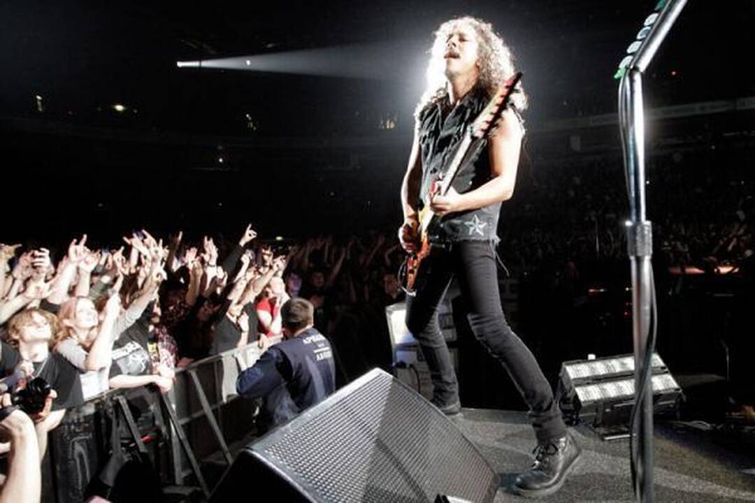 "Metallica" - sunkiojo roko dievai buvo garbinami Vilniuje