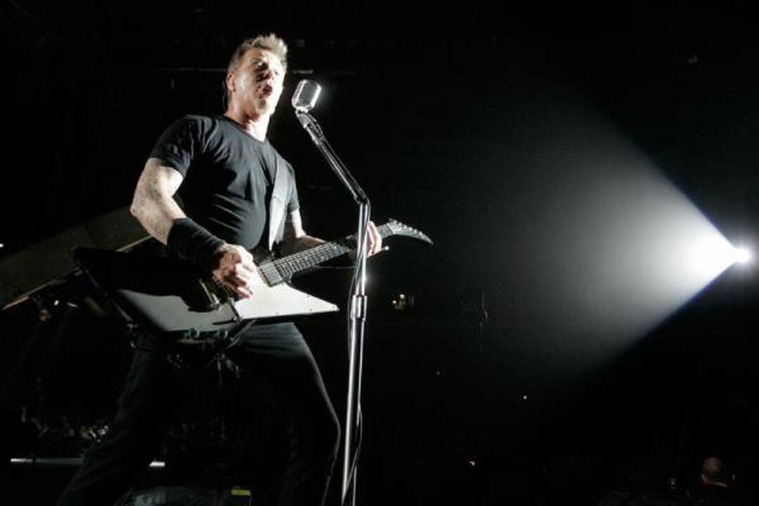 "Metallica" - sunkiojo roko dievai buvo garbinami Vilniuje