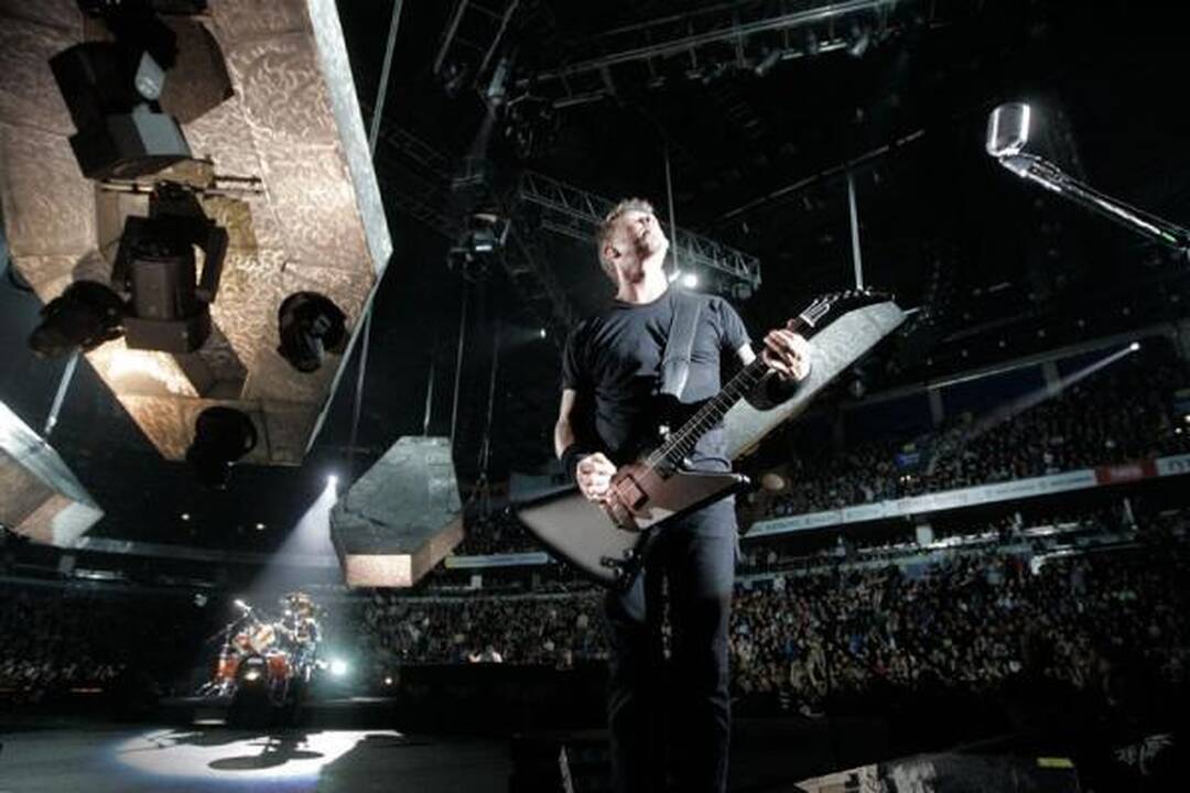 "Metallica" - sunkiojo roko dievai buvo garbinami Vilniuje