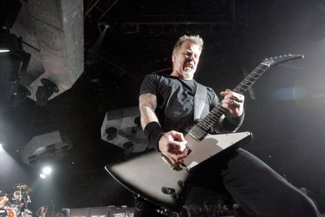 "Metallica" - sunkiojo roko dievai buvo garbinami Vilniuje