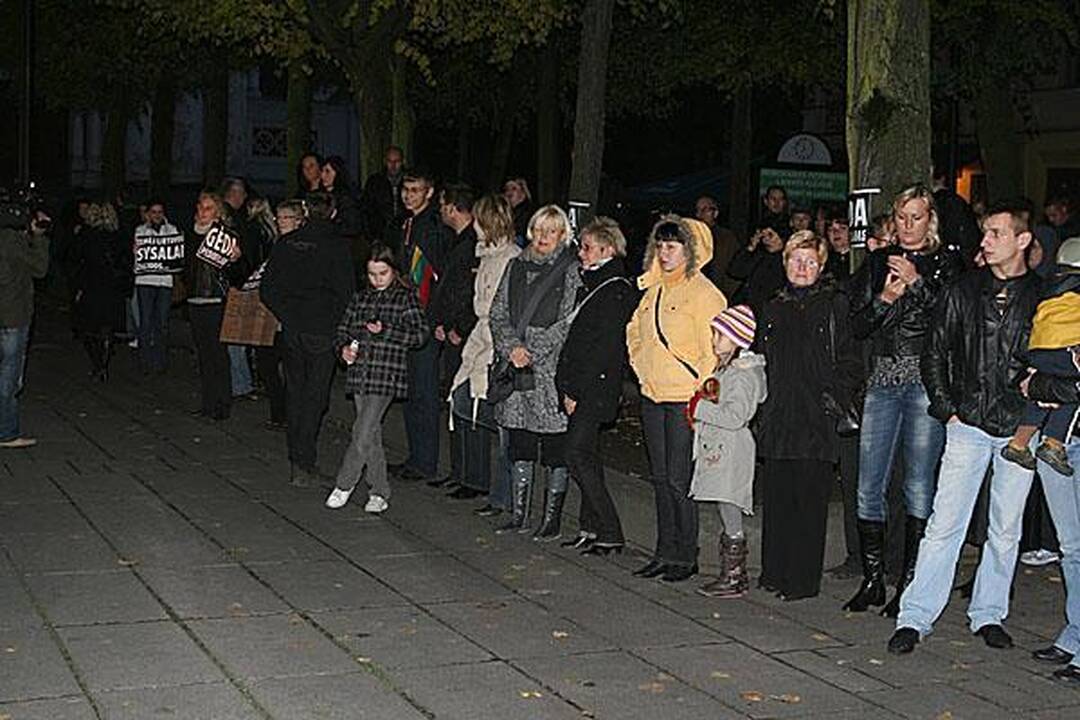 D.Kedžio šalininkai protestavo trečią dieną iš eilės 
