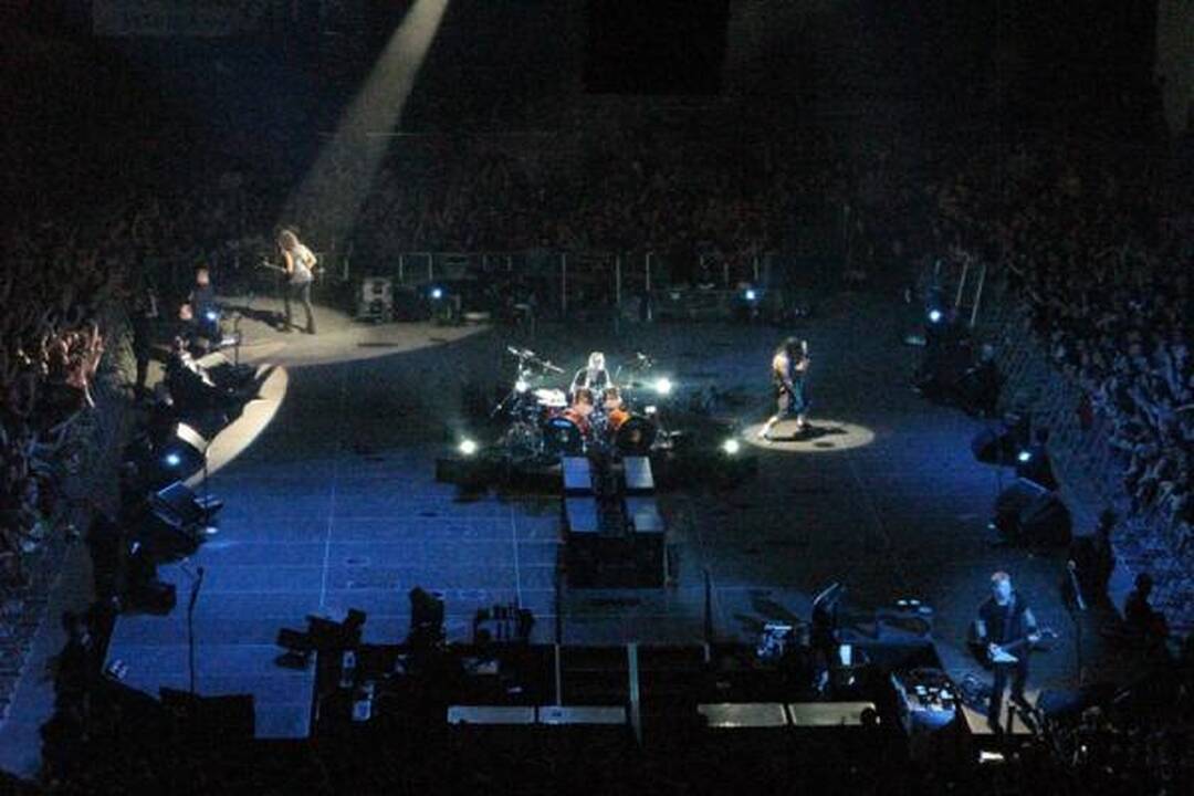 "Metallica" - sunkiojo roko dievai buvo garbinami Vilniuje