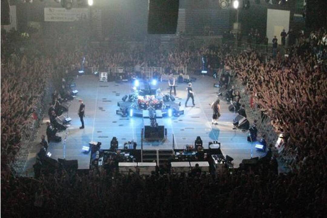 "Metallica" - sunkiojo roko dievai buvo garbinami Vilniuje