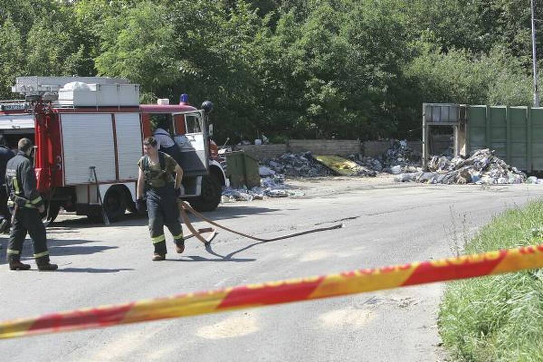 „Kauno švaros“ teritorijoje nugriaudėjo sprogimas