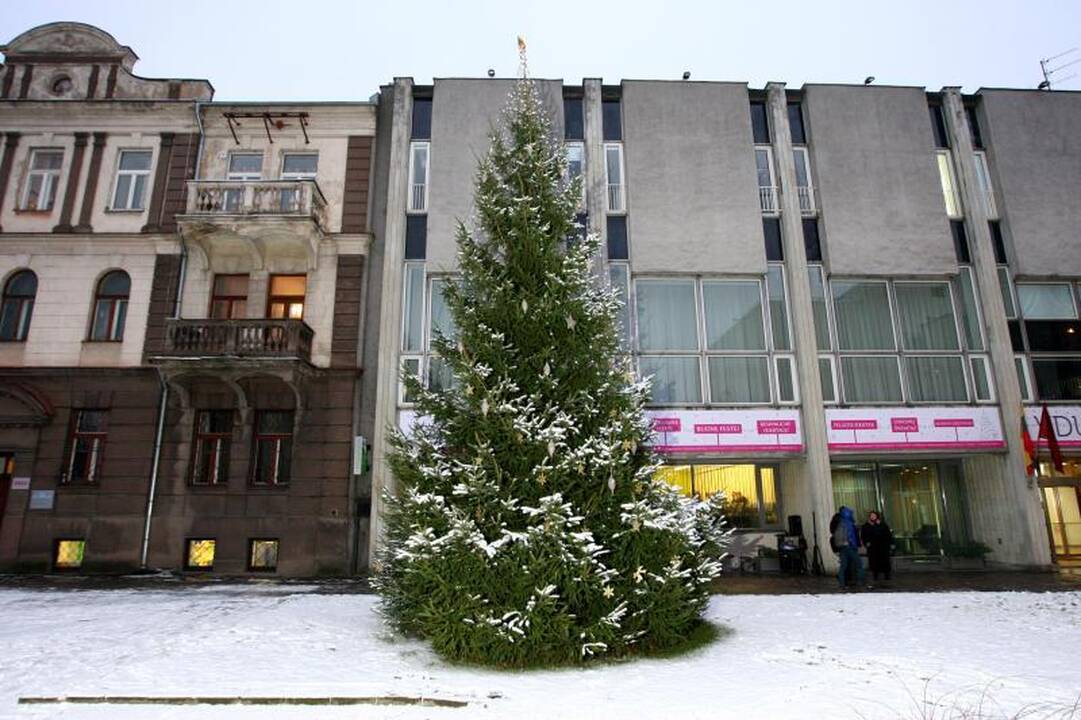 Eglutės įžiebimo šventėje studentai nepamiršo likimo nuskriaustų vaikų