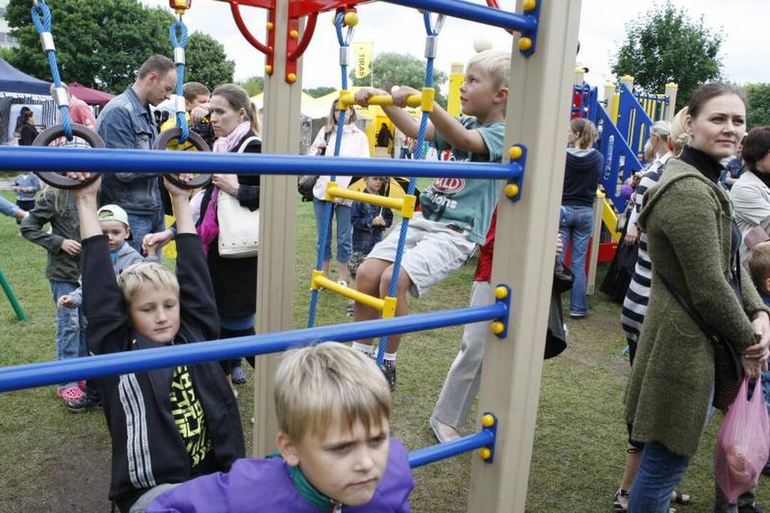  Danės skverelyje įsikūrė „Vaikų supermiestas“
