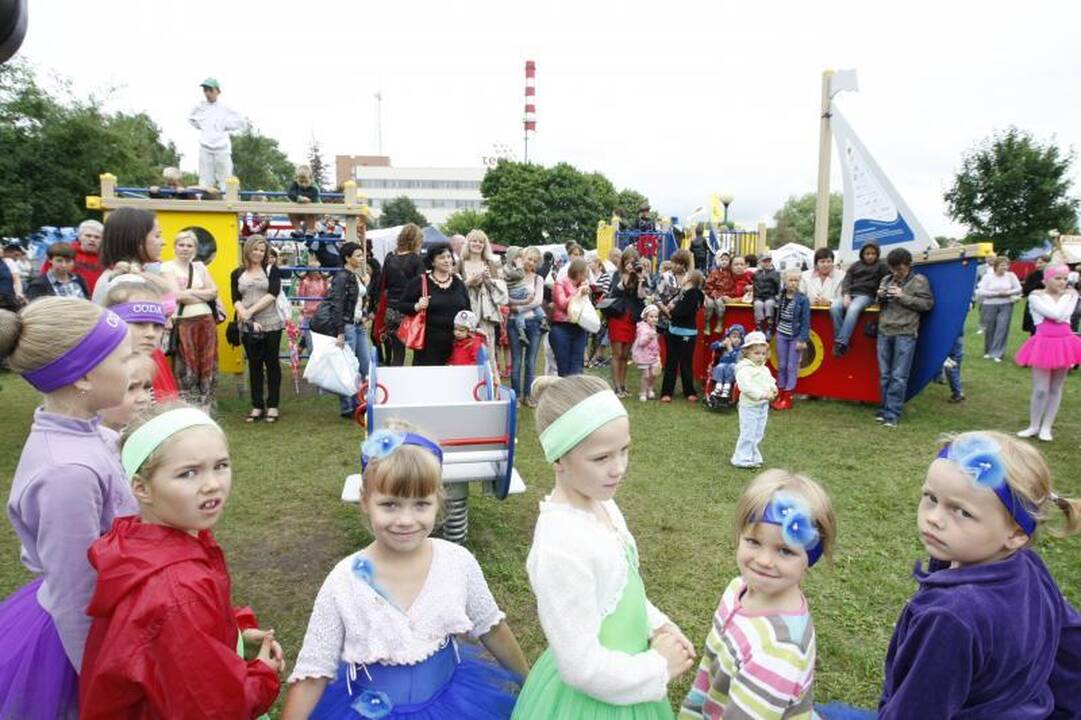  Danės skverelyje įsikūrė „Vaikų supermiestas“