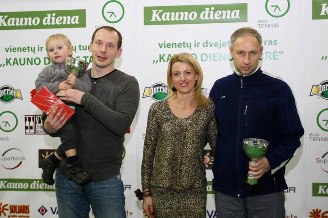 „Kauno dienos“ teniso turnyro didžioji taurė iškeliavo į sostinę
