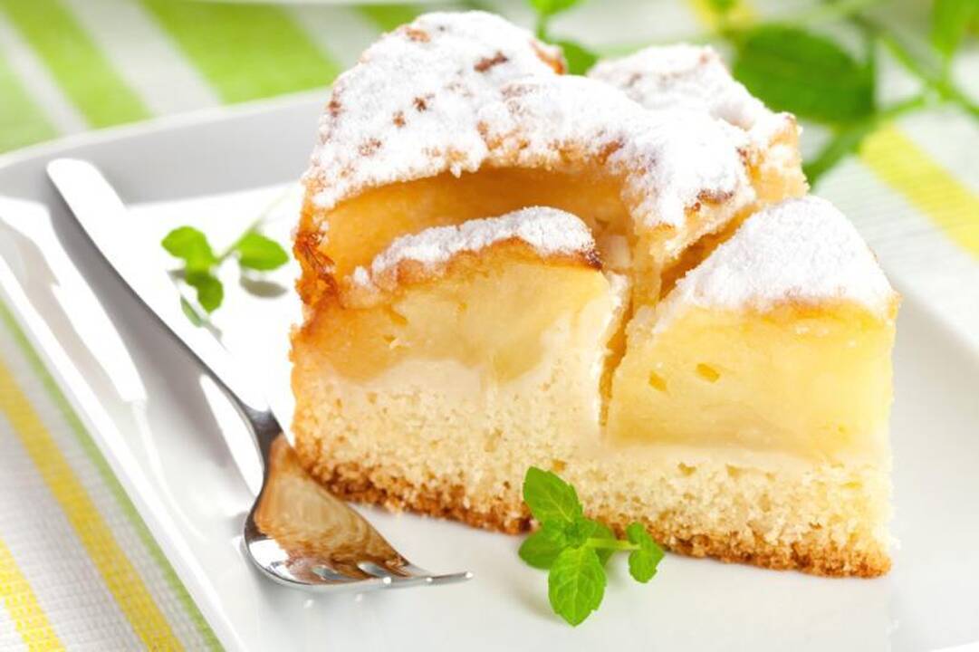 Obuolių pyrago su mandarinais receptas  