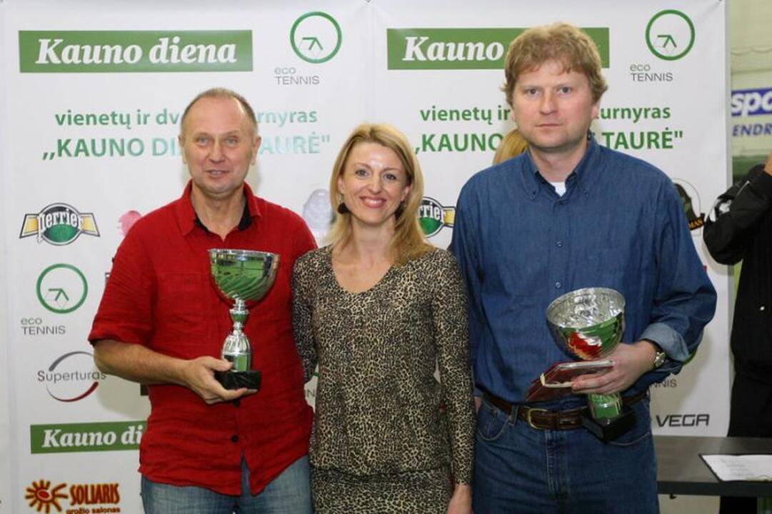 „Kauno dienos“ teniso turnyro didžioji taurė iškeliavo į sostinę