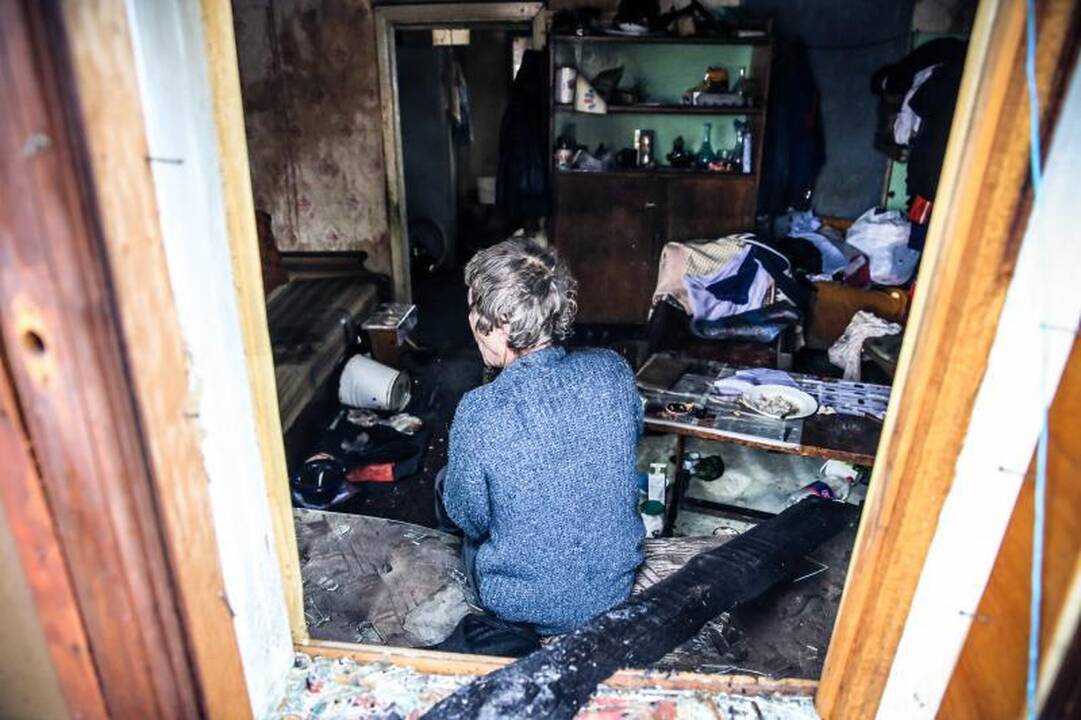 Per gaisrą Palemono gatvėje išgelbėti trys žmonės