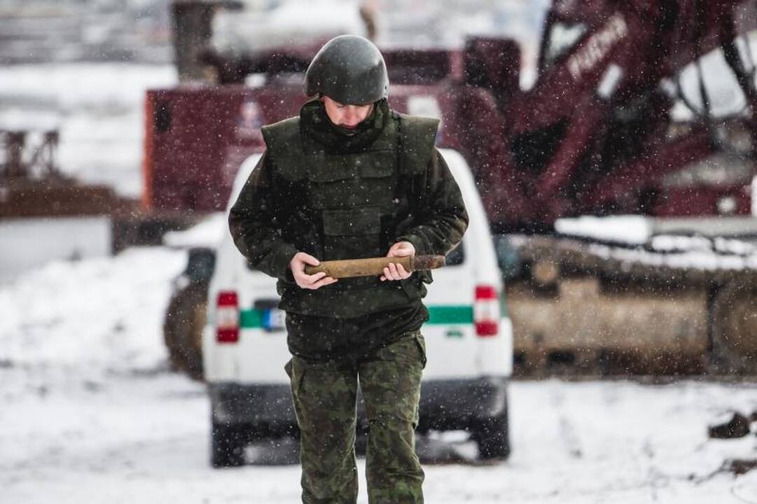 Prie Panemunės tilto rastas dar vienas karo laikų sprogmuo