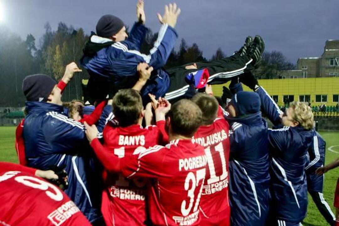 "Ekranas" apgynė A lygos čempionų titulą (papildyta)