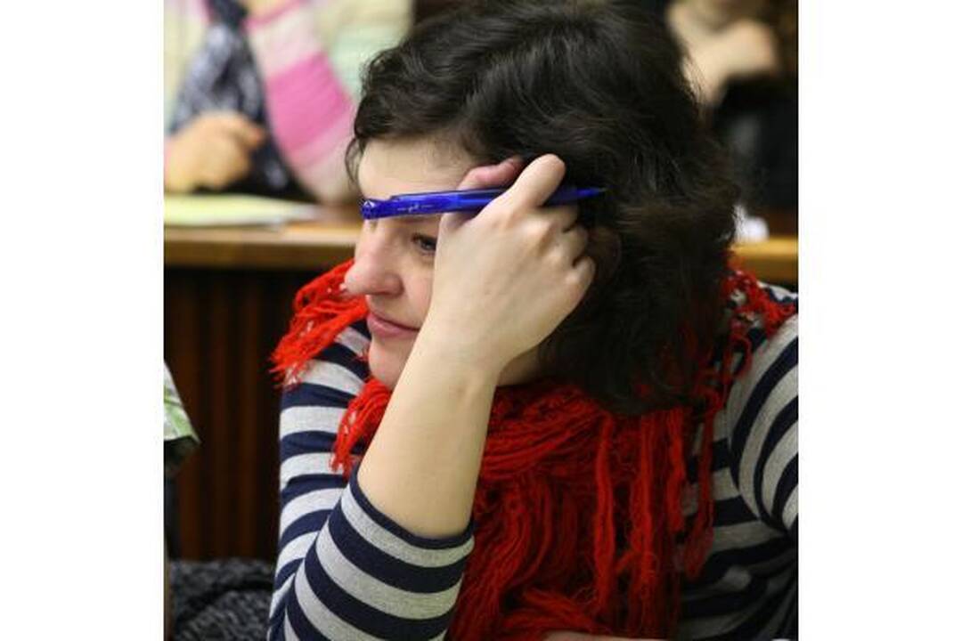 Nacionalinis diktantas sudomino moksleivius