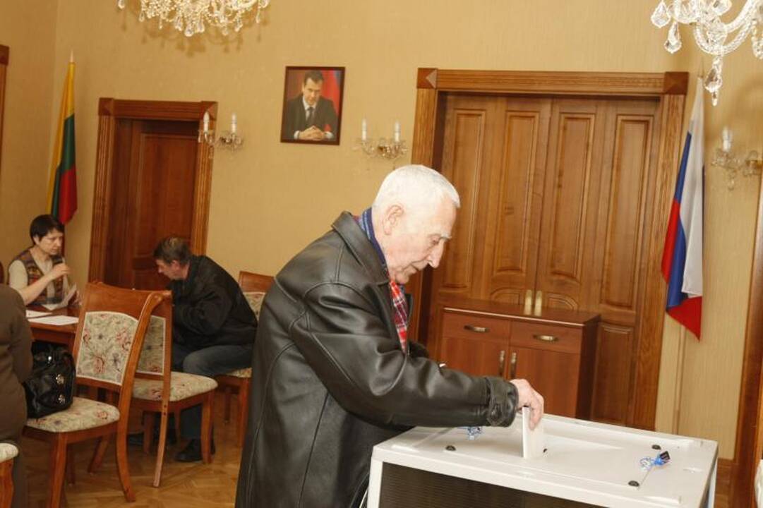 Rusijos piliečiai Klaipėdoje rinko prezidentą (atnaujinta 19:06 val.)