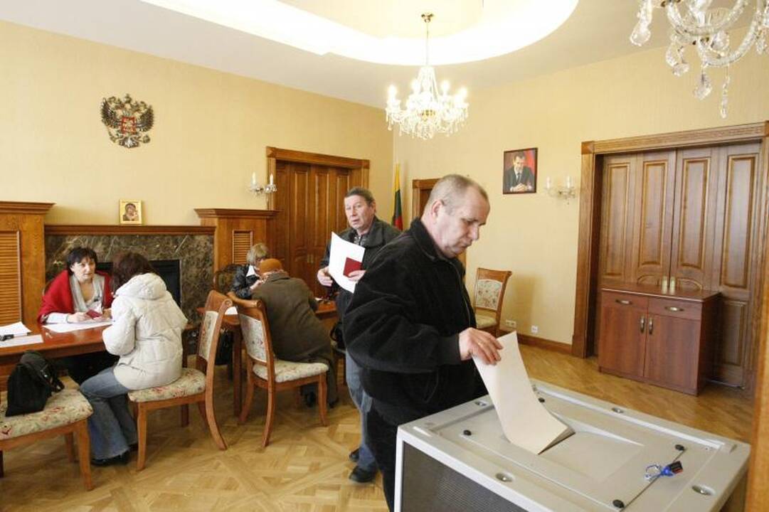 Rusijos piliečiai Klaipėdoje rinko prezidentą (atnaujinta 19:06 val.)