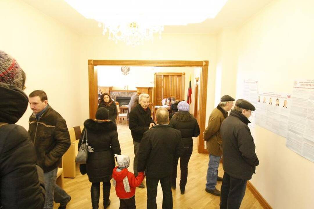 Rusijos piliečiai Klaipėdoje rinko prezidentą (atnaujinta 19:06 val.)